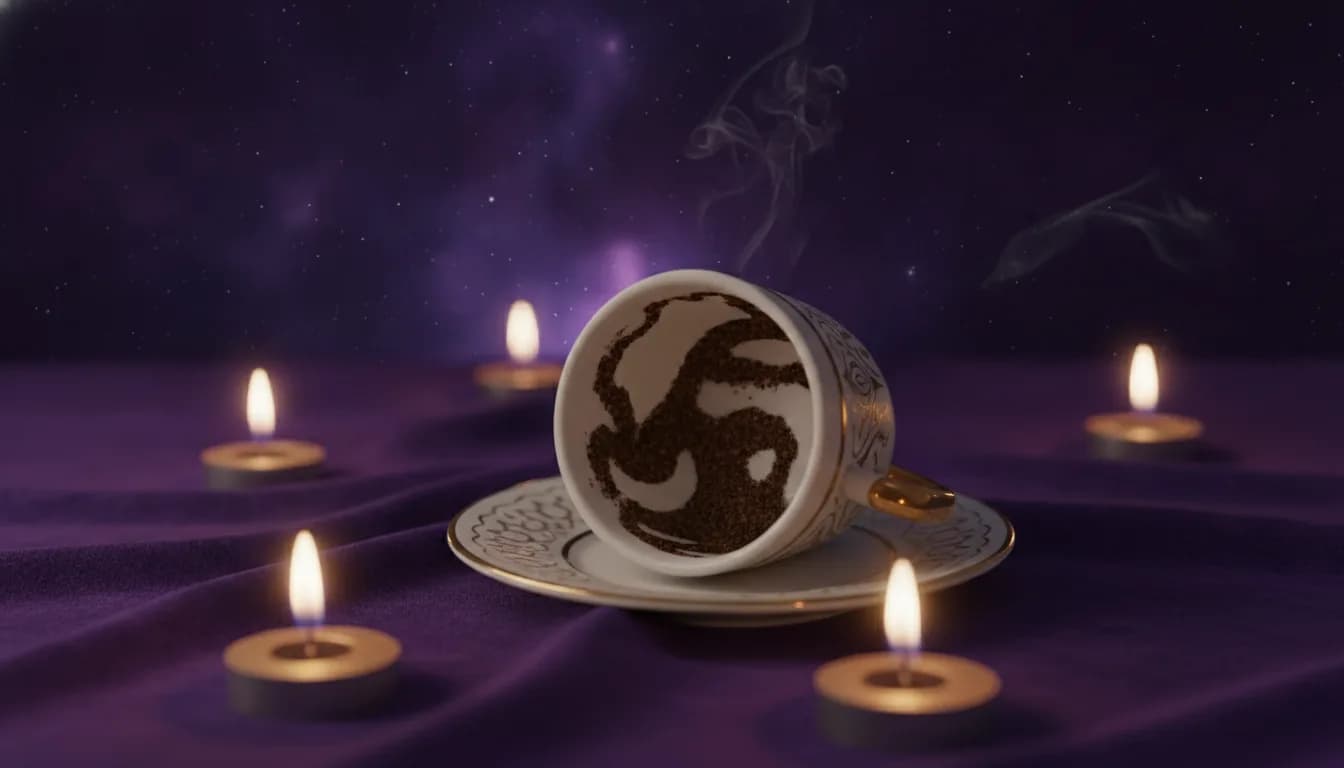 Cărți de tarot întinse pe o masă, la lumina caldă a unei lumânări